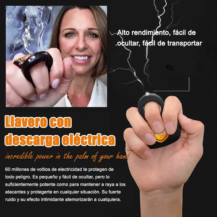 👊 ¡Tu guardaespaldas personal que puede liberar 100,000 voltios de alta tensión de manera instantánea! ✨