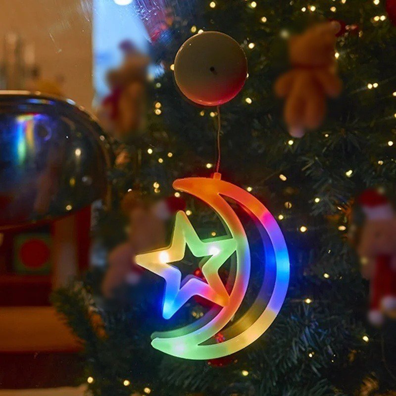 Vánoční svítidla s přísavkou