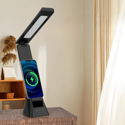 Skládací bezdrátová nabíjecí stolní lampa