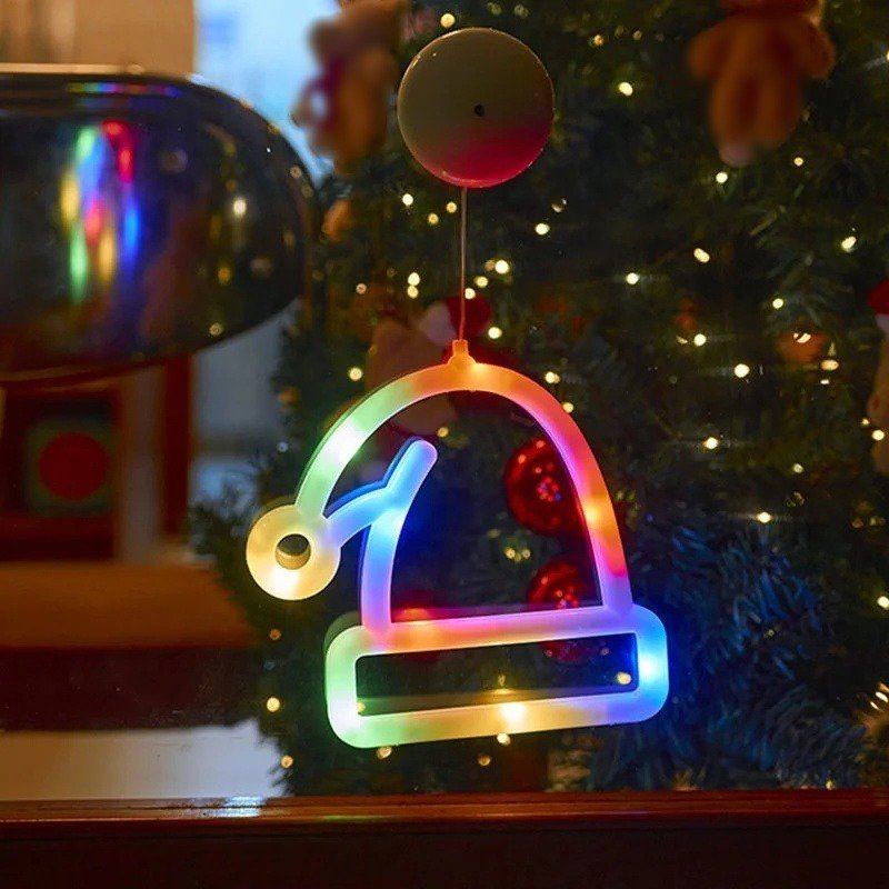 Vánoční svítidla s přísavkou