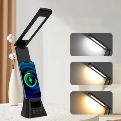 Skládací bezdrátová nabíjecí stolní lampa