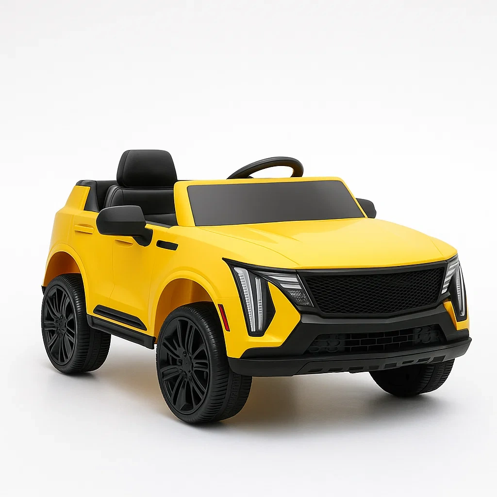 Véhicule pour enfant en plastique jaune pour 3 à 6 ans