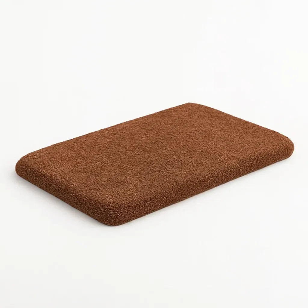 Tapis d'entrée marron 60x40 cm