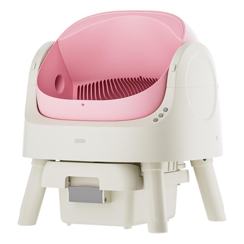 PetPivot AutoScooper 11 Open-Top Self-Cleaning Cat Litter Box，Odor-Free Waste Disposal includes Trash Bags