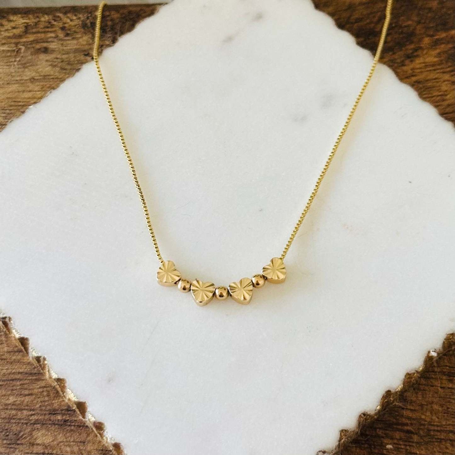 Bella mini szív medálok nyaklánc