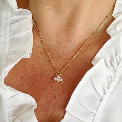 Melissa kecses méhecske nyaklánc