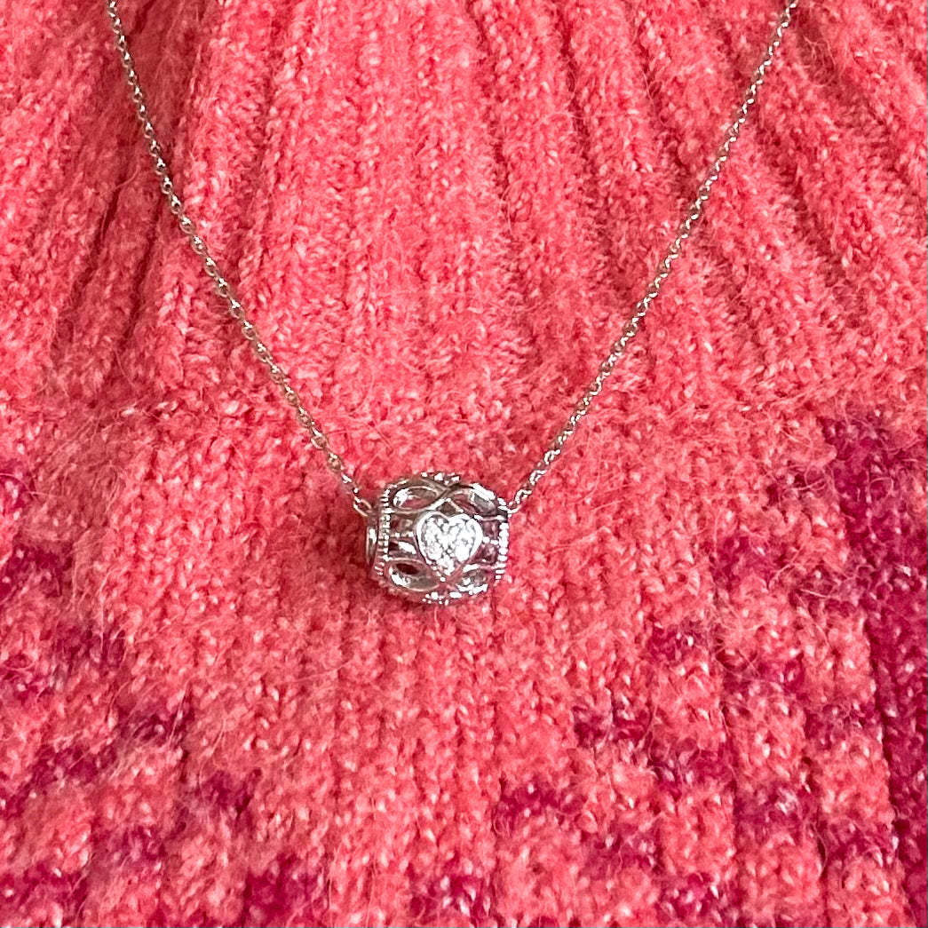 Karissa végtelen szív nyaklánc