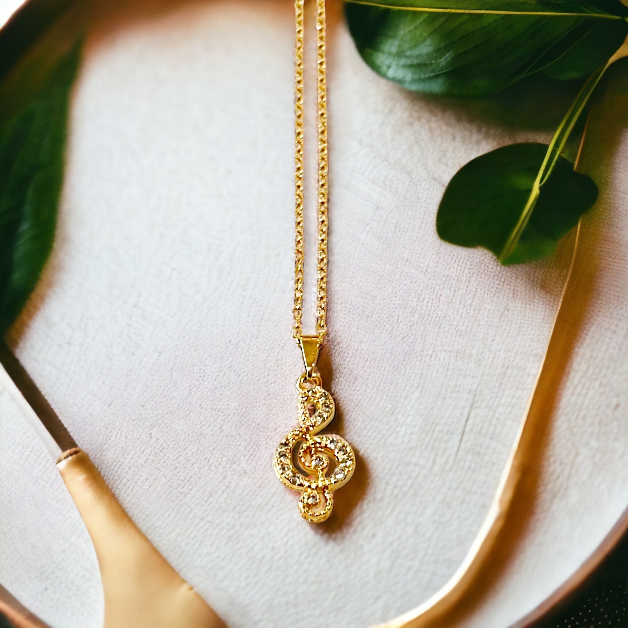 Aria violinkulcs medál nyaklánc