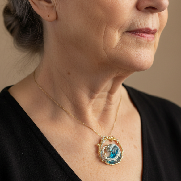 Óceán eskü nyaklánc