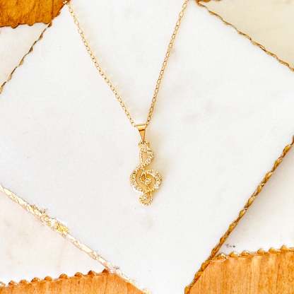 Aria violinkulcs medál nyaklánc