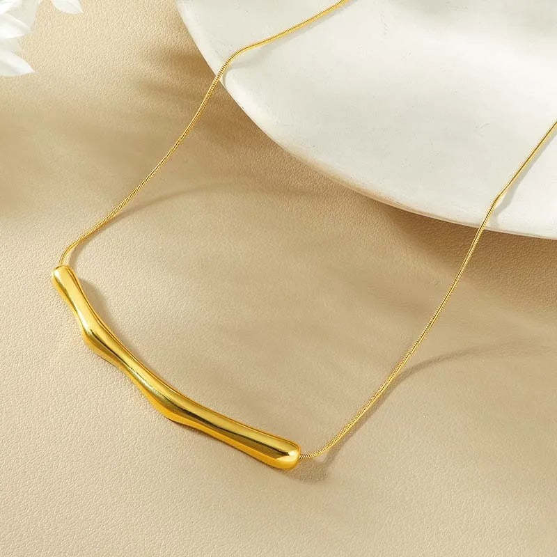 Vintage aranyrúddal díszített medál nyaklánc