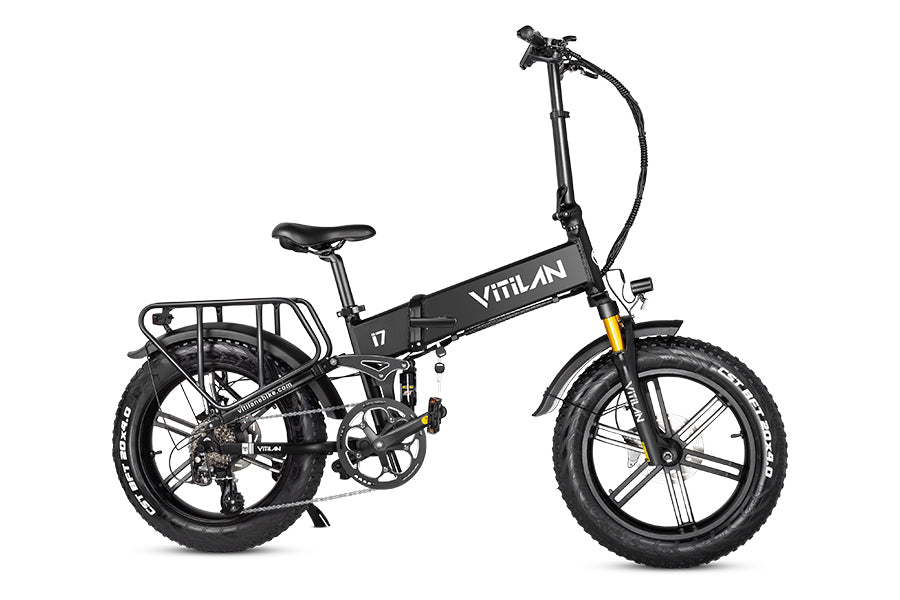 I7Pro Folding Full Suspension Electric Bike