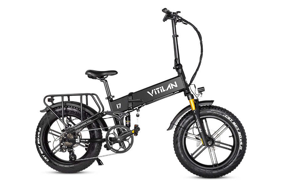 I7Pro Folding Full Suspension Electric Bike