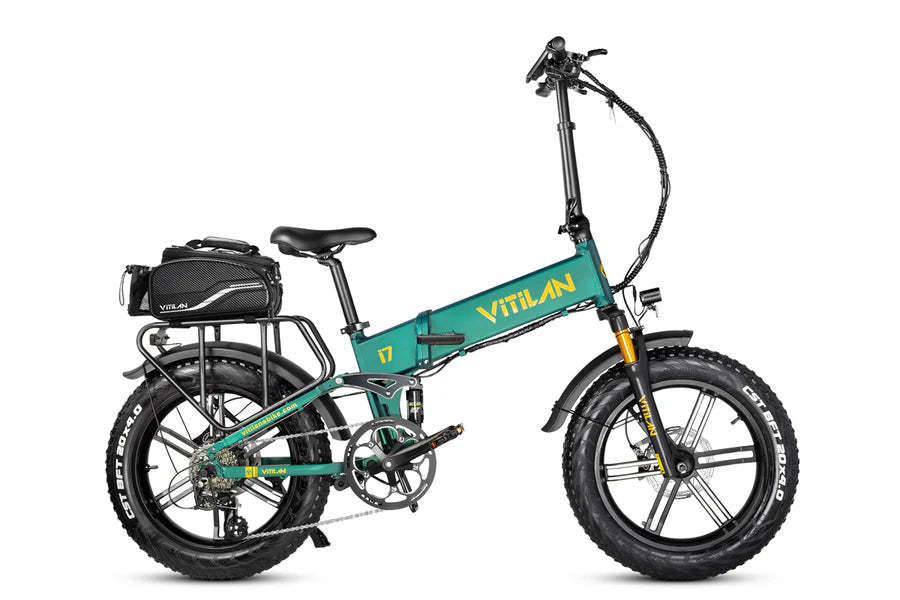 I7Pro Folding Full Suspension Electric Bike
