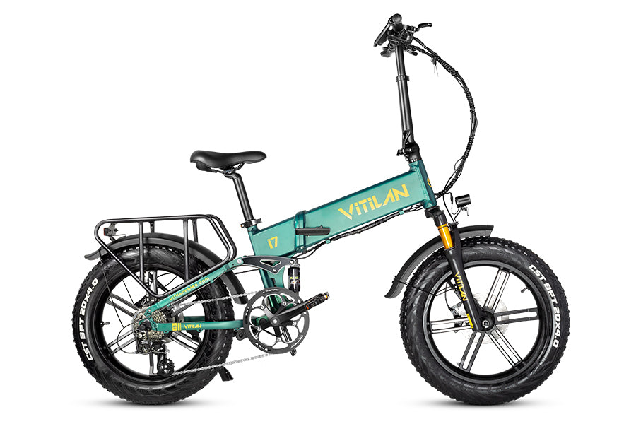 I7Pro Folding Full Suspension Electric Bike
