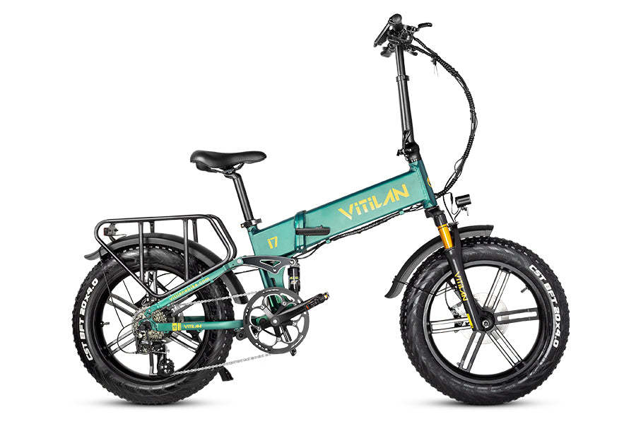 I7Pro Folding Full Suspension Electric Bike