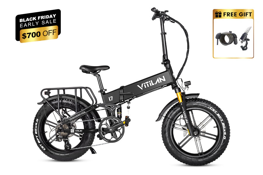I7Pro Folding Full Suspension Electric Bike