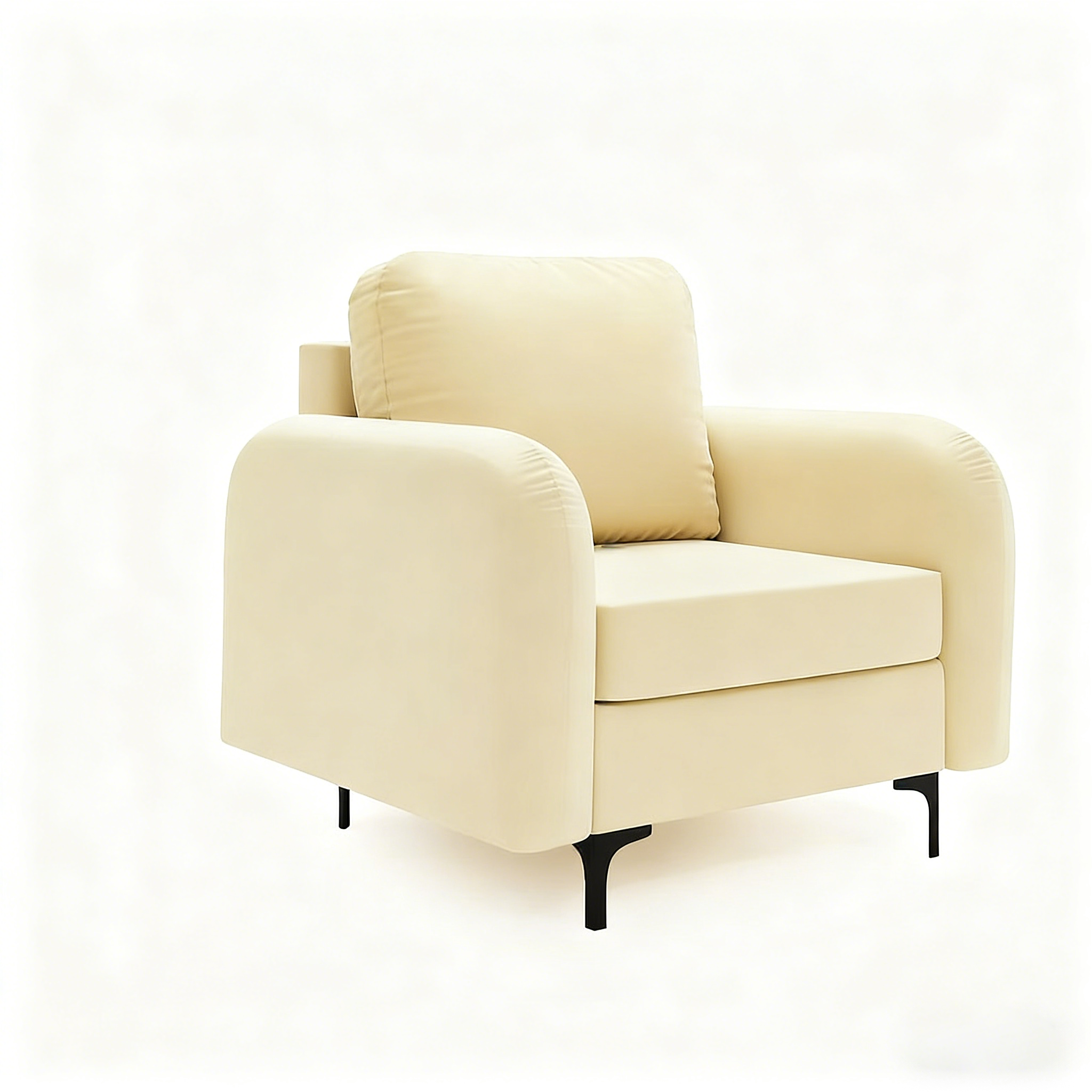 Fauteuil avec choix de couleur de revêtement – Confortable et design | Grand choix de tissus | Fabriqué à la main en Europe