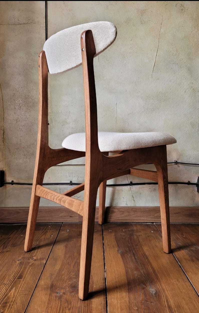 Chaise vintage polonaise du milieu du siècle type 200-190 par R.Hałas PRL Designe