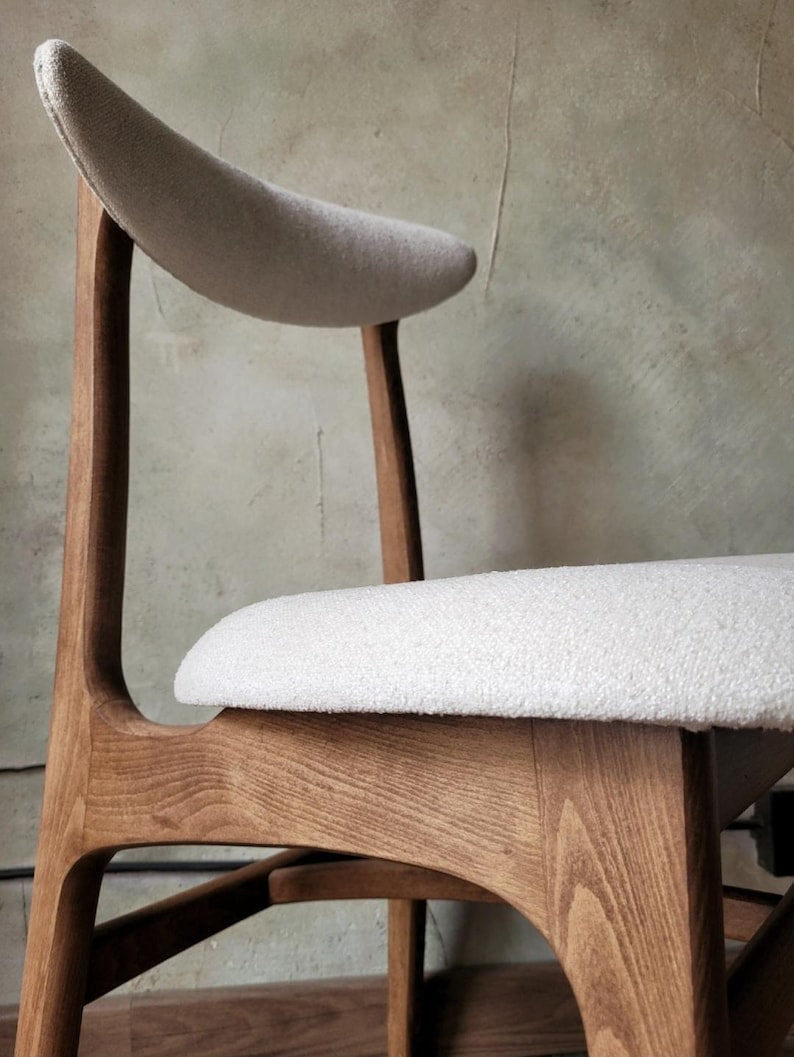 Chaise vintage polonaise du milieu du siècle type 200-190 par R.Hałas PRL Designe