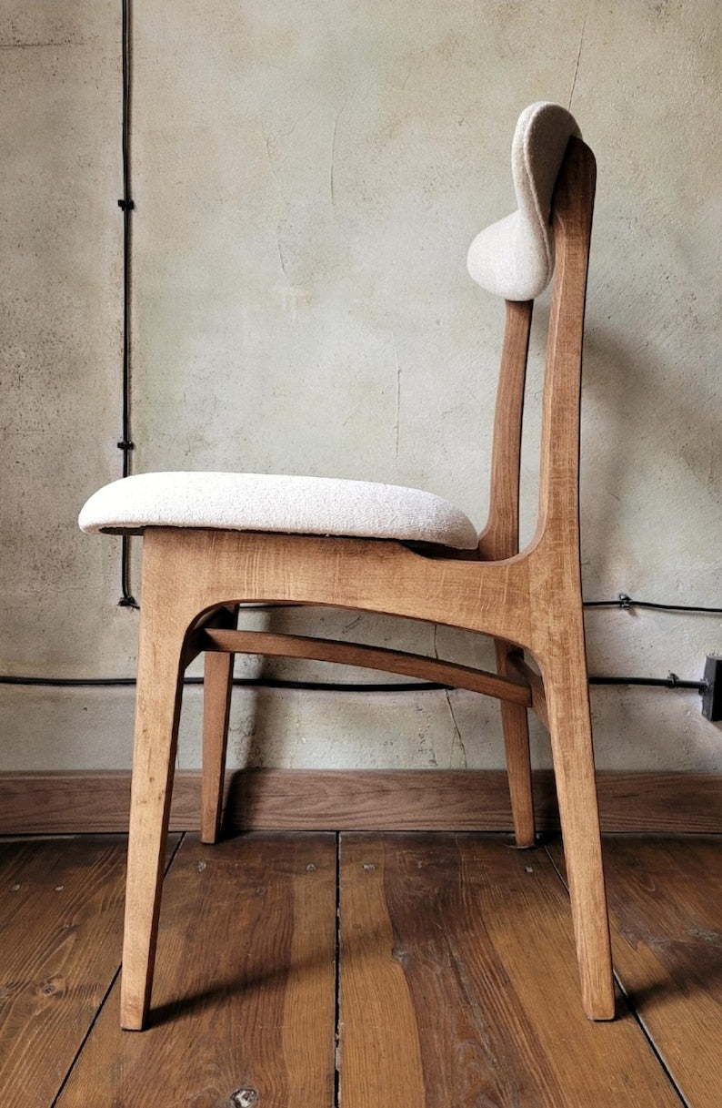 Chaise vintage polonaise du milieu du siècle type 200-190 par R.Hałas PRL Designe