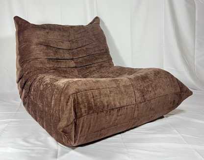 Chaise Fauteuil vintage garni de mousse haute densité, confortable et raffiné