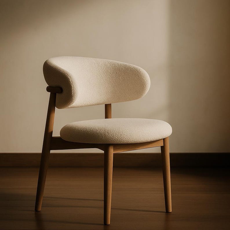 Chaise de salle à manger moderne de style nordique - Chaise de bureau simple et élégante, sièges de cuisine ou de salle à manger de luxe légers par AuraCraft