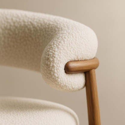 Chaise de salle à manger moderne de style nordique - Chaise de bureau simple et élégante, sièges de cuisine ou de salle à manger de luxe légers par AuraCraft