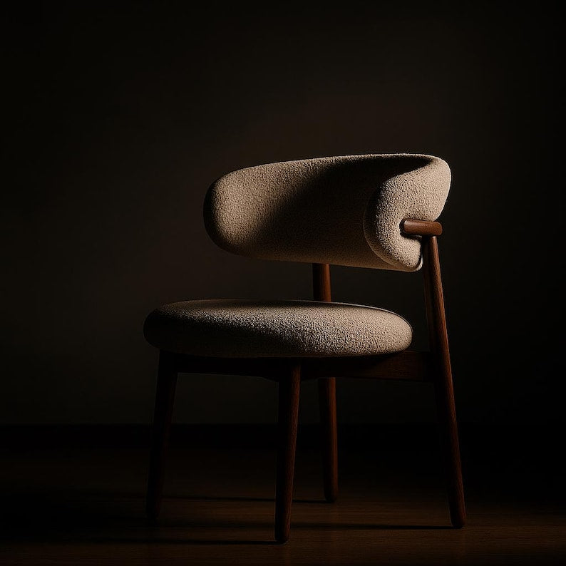 Chaise de salle à manger moderne de style nordique - Chaise de bureau simple et élégante, sièges de cuisine ou de salle à manger de luxe légers par AuraCraft