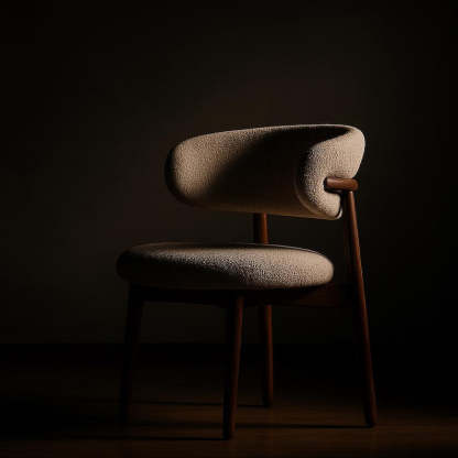 Chaise de salle à manger moderne de style nordique - Chaise de bureau simple et élégante, sièges de cuisine ou de salle à manger de luxe légers par AuraCraft