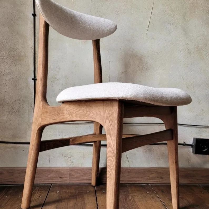 Chaise vintage polonaise du milieu du siècle type 200-190 par R.Hałas PRL Designe