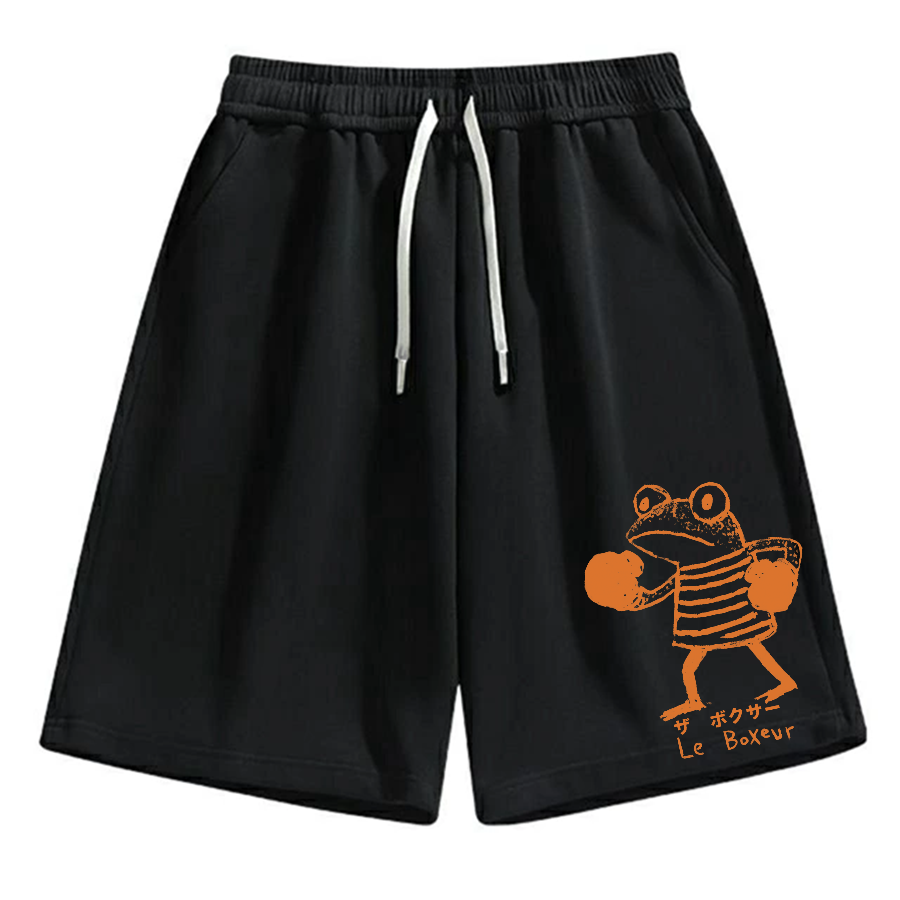 Frog Boxer Cotton Casual Shorts