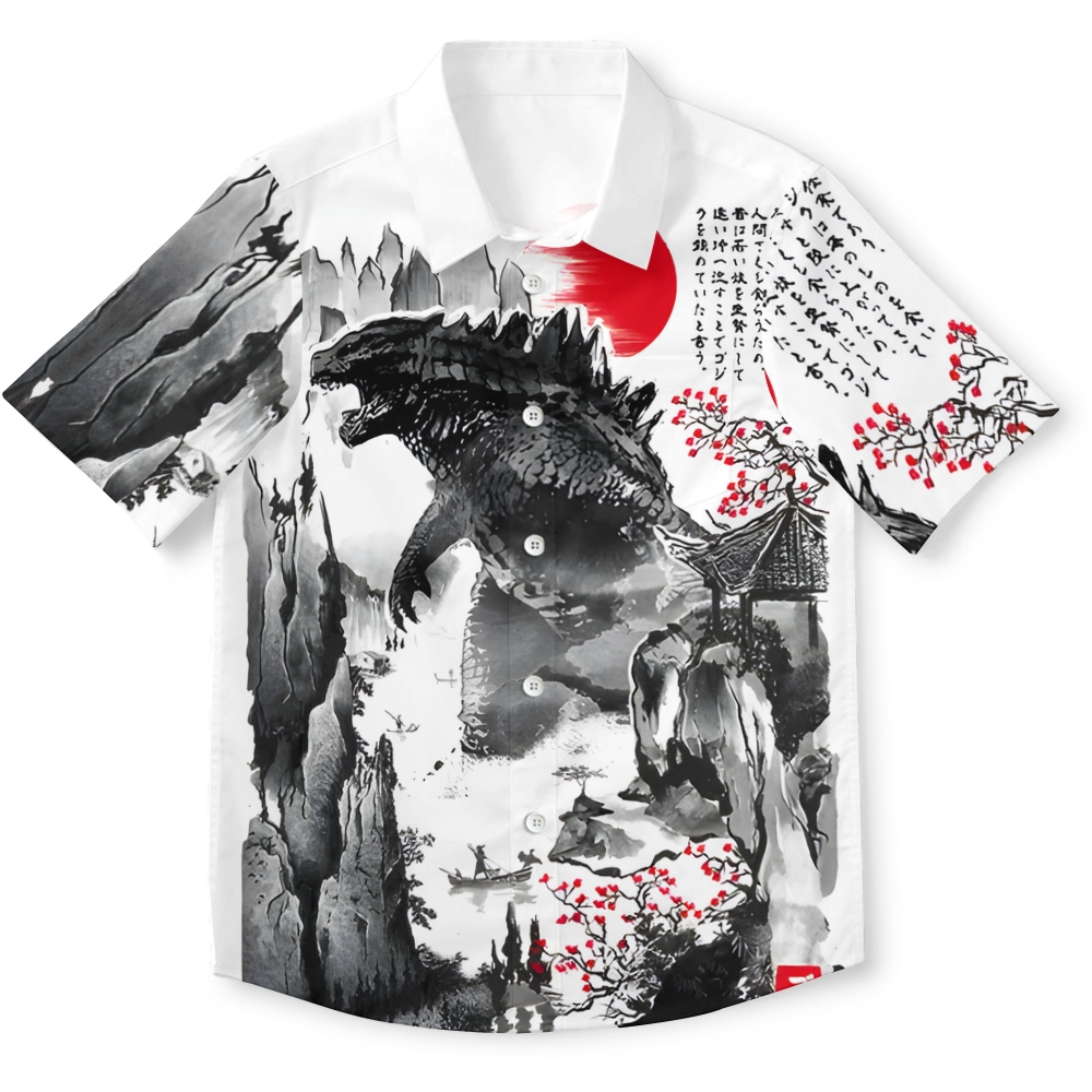 Gojira in Japan Button-up Shirt