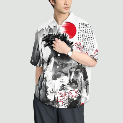 Gojira in Japan Button-up Shirt