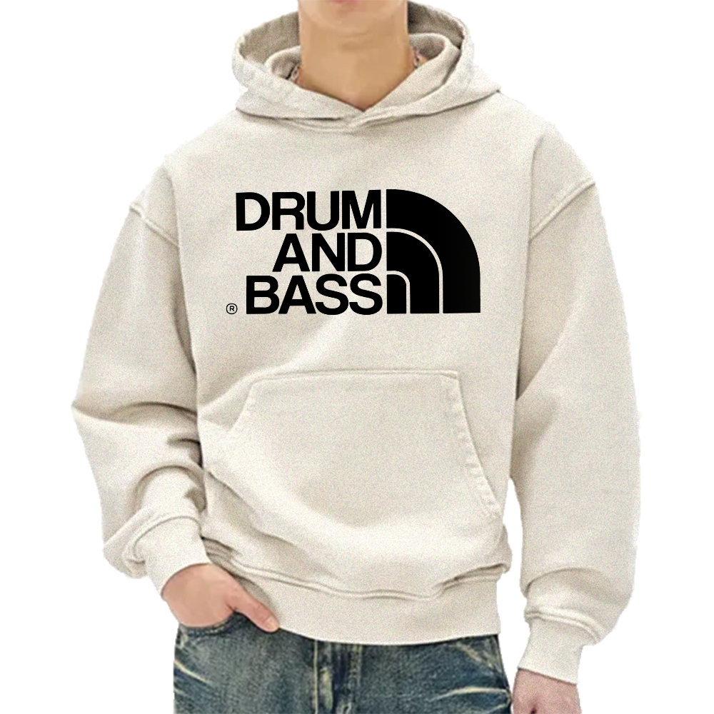 Drum And Bass Vintage Washed Hoodie