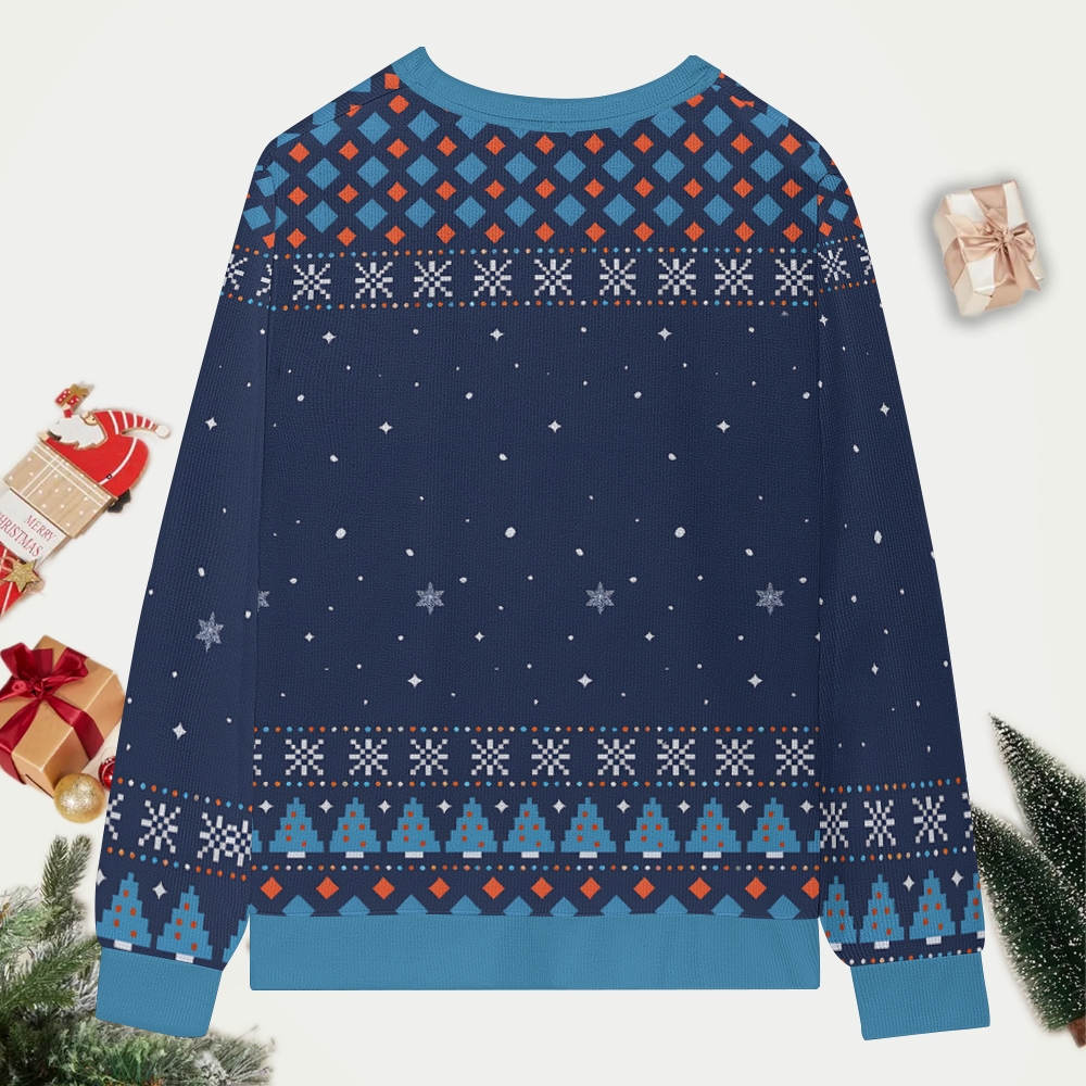 Too Tired to Fully Jingle Ugly Sweatshirt