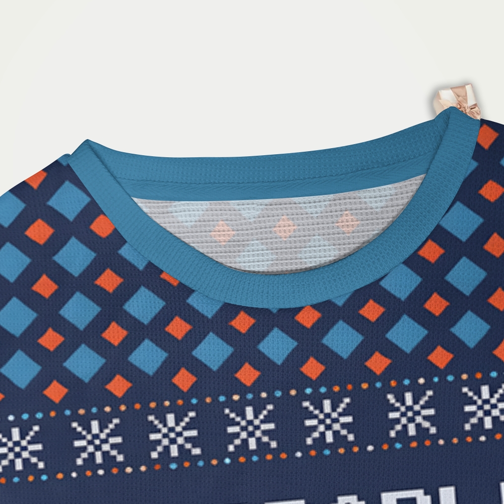 Too Tired to Fully Jingle Ugly Sweatshirt