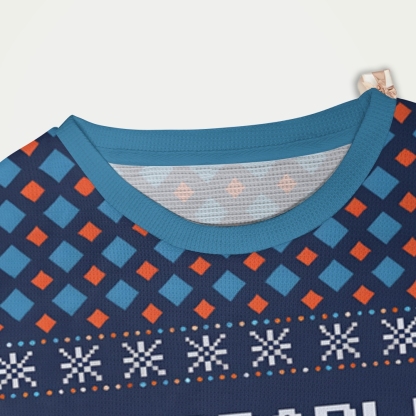 Too Tired to Fully Jingle Ugly Sweatshirt