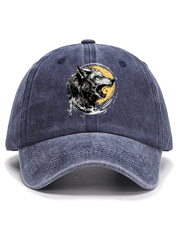 Wolf Moon Cotton Hat