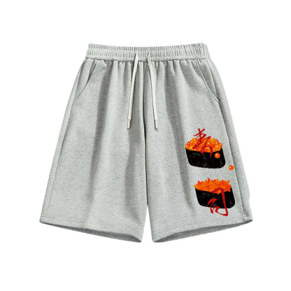 Salmon roe sushi Cotton Casual Shorts