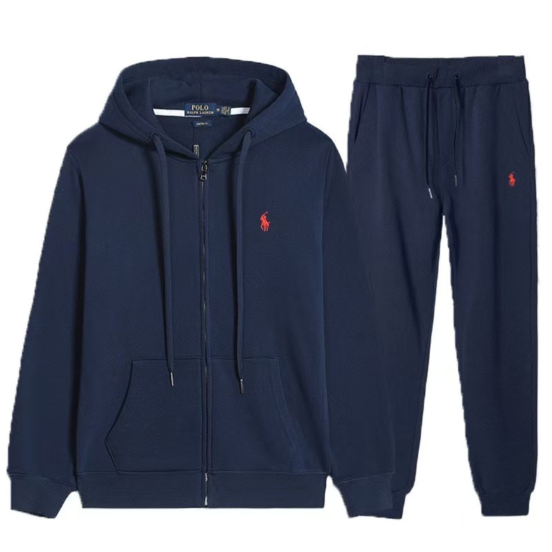 Double-Knit Full-Zip Hoodie and Jogger Pant Set