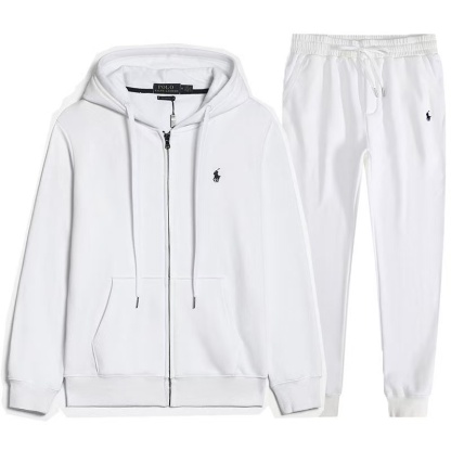 Double-Knit Full-Zip Hoodie and Jogger Pant Set