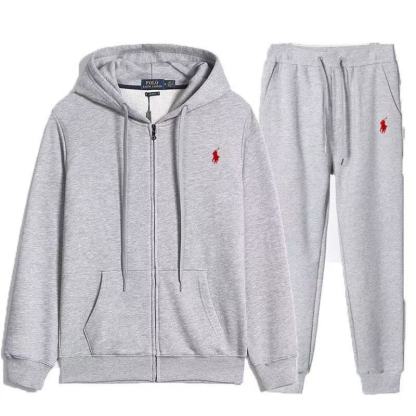 Double-Knit Full-Zip Hoodie and Jogger Pant Set