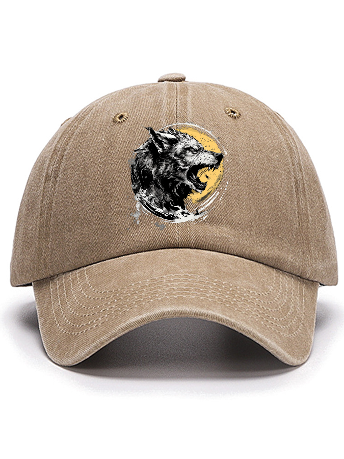 Wolf Moon Cotton Hat