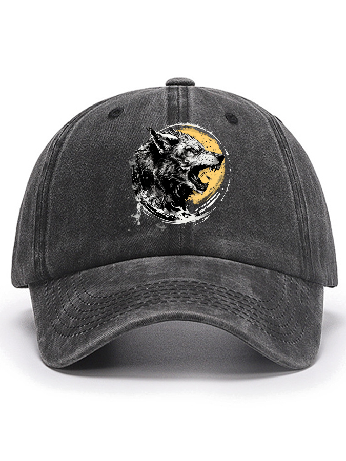 Wolf Moon Cotton Hat
