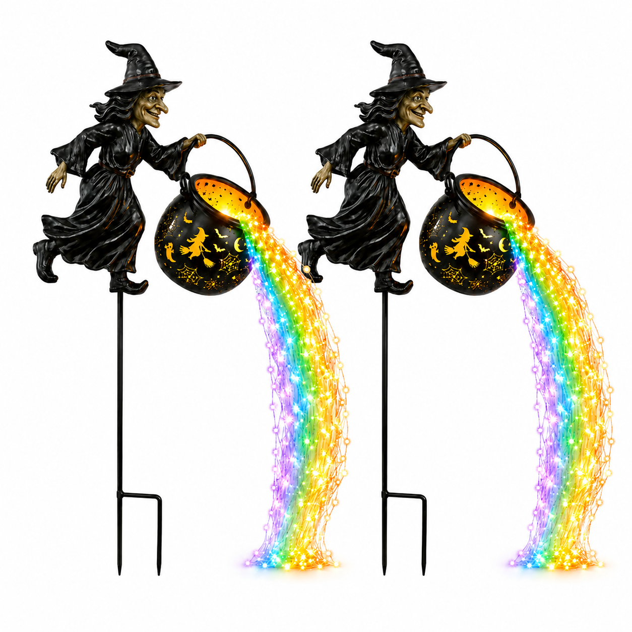 🎃🔥Hot Sale-50% OFF🔥Halloween Witch Cauldron Garden Light-Definedeco