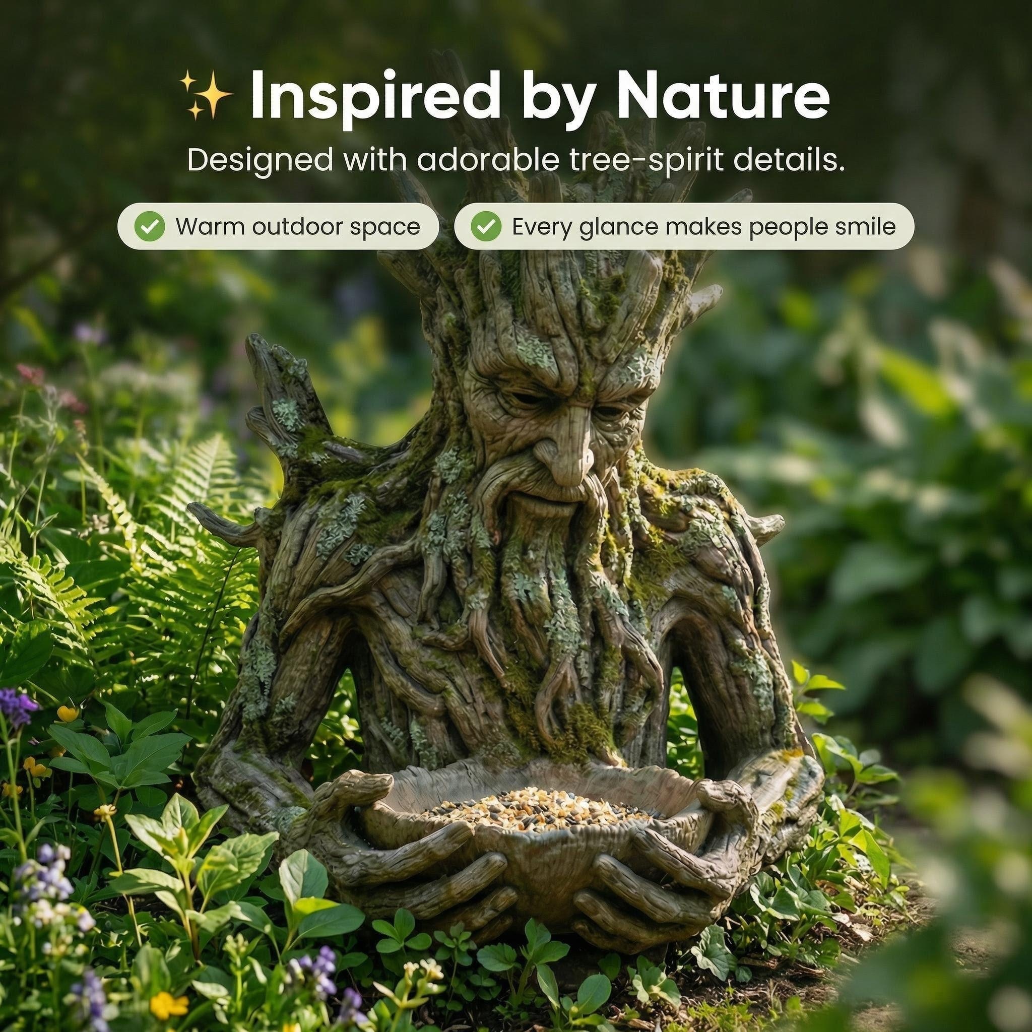 🌳 The Quiet Offering A Tree-Integrated Bird Feeding Sculpture