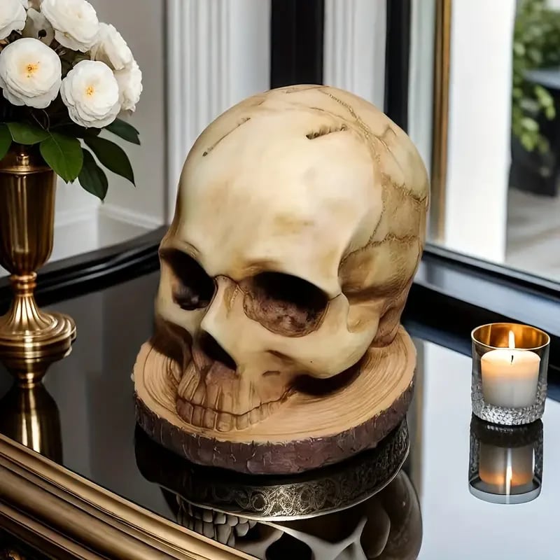 🏆 Best seller - ☠️Gothic Skull Knife Holder✨-Definedeco