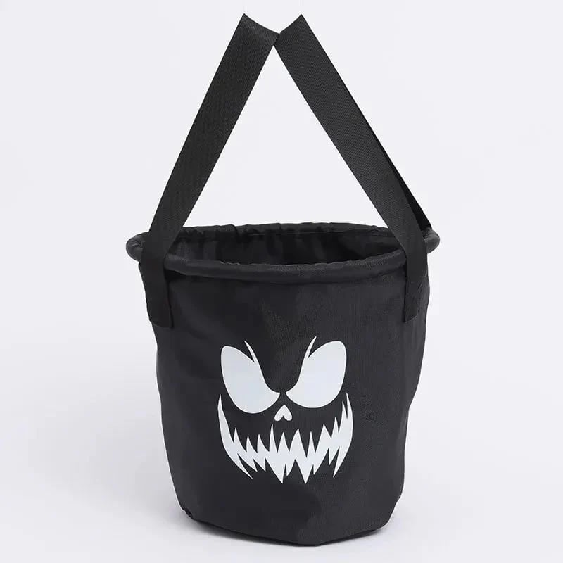 👻 Glow-in-the-Dark Halloween LED Candy Basket  Bags🎃5 Pack Pumpkin Trick or Treat Bags with Glow Lights for Kids, Parties & Halloween Decorations-Definedeco