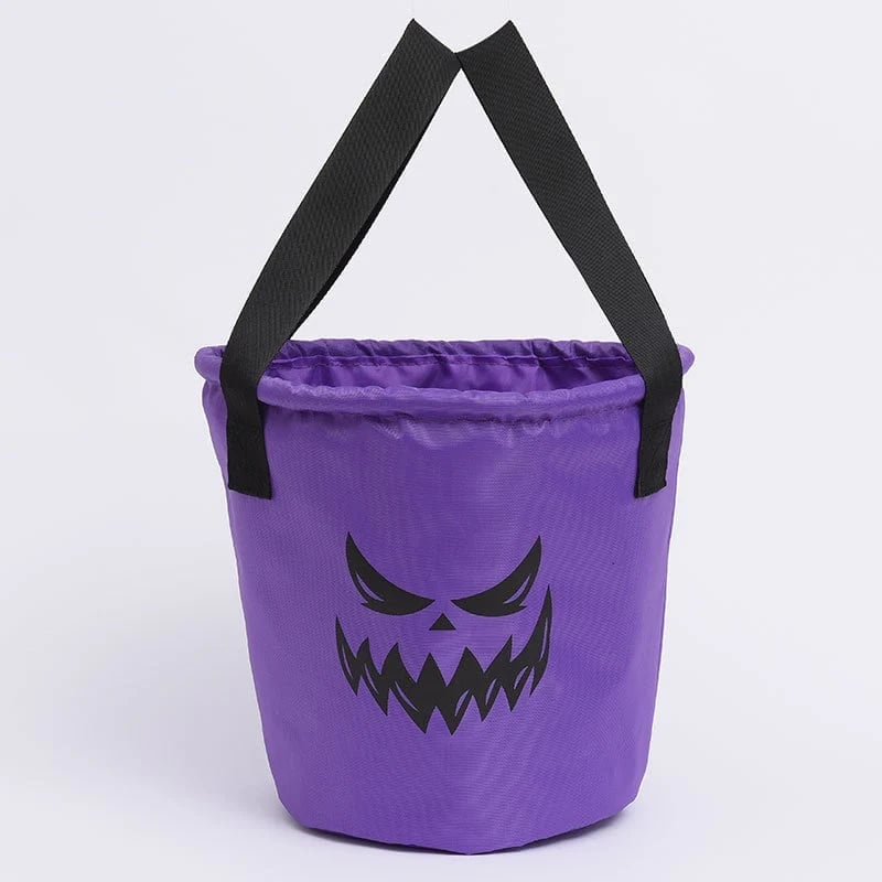 👻 Glow-in-the-Dark Halloween LED Candy Basket  Bags🎃5 Pack Pumpkin Trick or Treat Bags with Glow Lights for Kids, Parties & Halloween Decorations-Definedeco